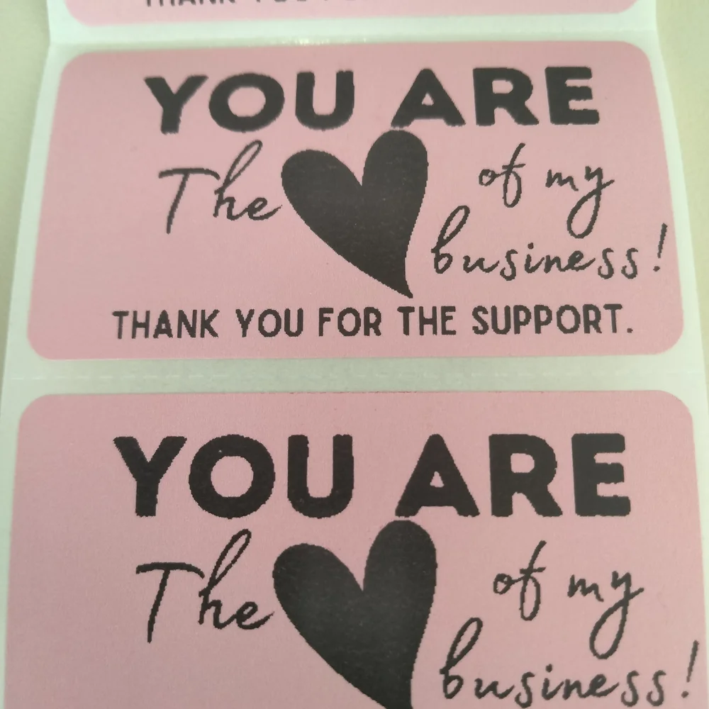 💙100 Thank You- Shipping Labels Thermal Packaging Sticker 2.25
